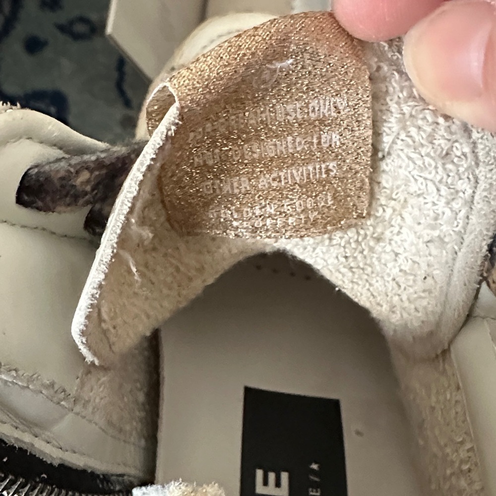 Golden Goose Slide size 37 Glitter High-Top Sneakers with Star Detail - Picture 7 of 8